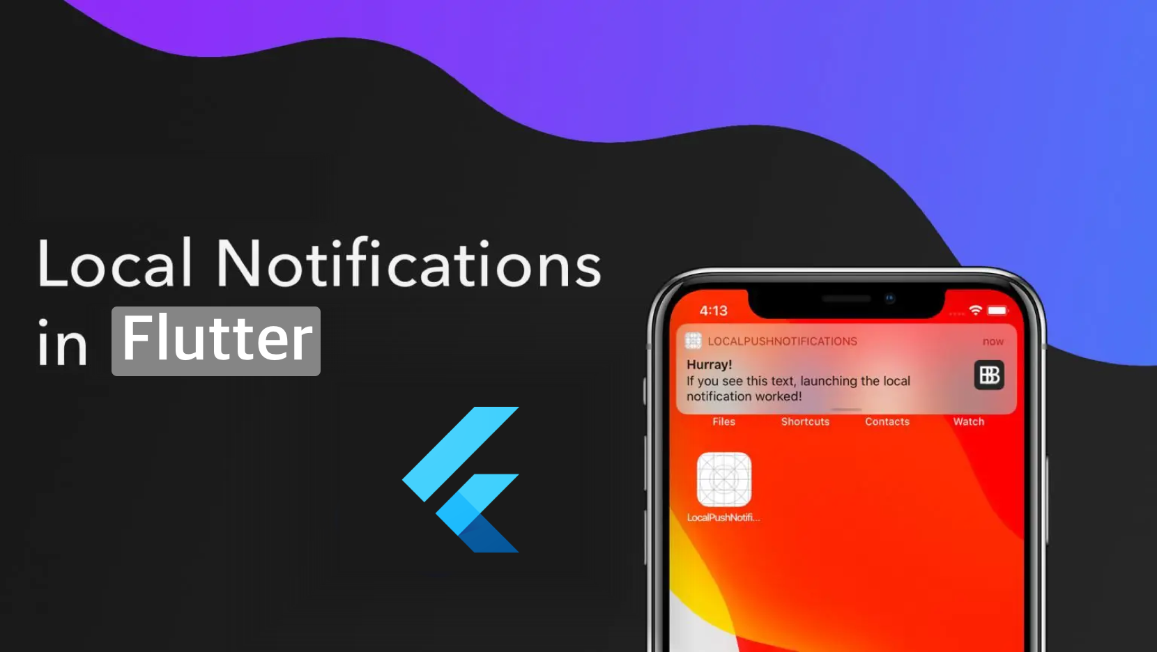 Flutter 簡單實作Local notification